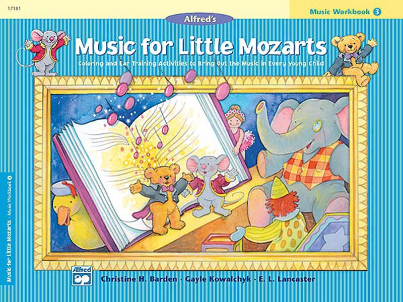 Music For Little Mozarts: Music Workbook 3 - noty a skladby pro klavír