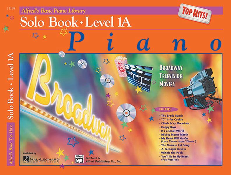 Alfred's Basic Piano Library Top Hits Solo Book 1A