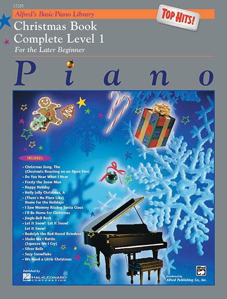 Alfred's Basic Piano Library Top Hits Christmas 1 - Complete Level 1