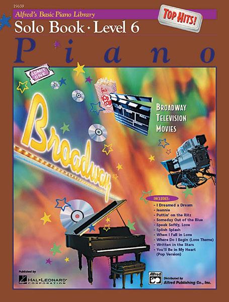 Alfred's Basic Piano Library Top Hits Solo Book 6