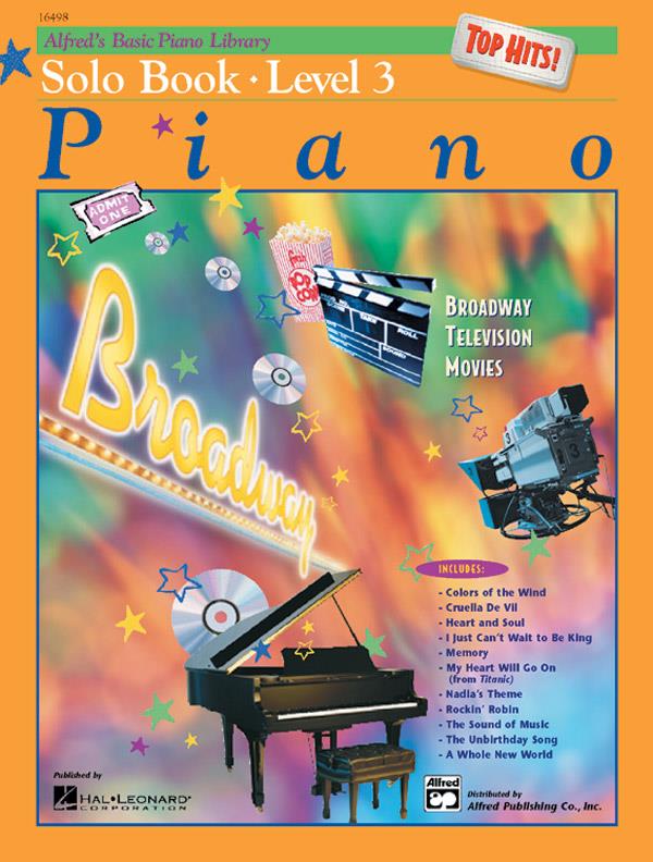 Alfred's Basic Piano Library Top Hits Solo Book 3