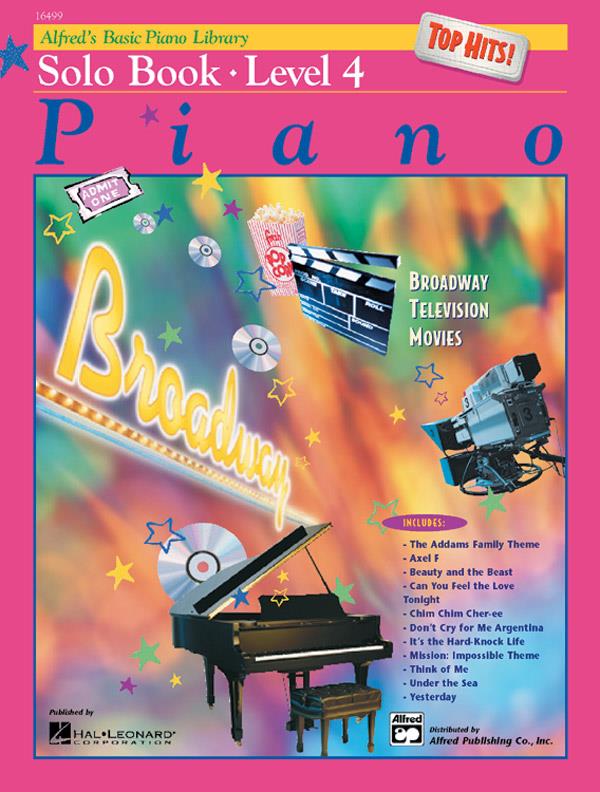 Alfred's Basic Piano Library Top Hits Solo Book 4