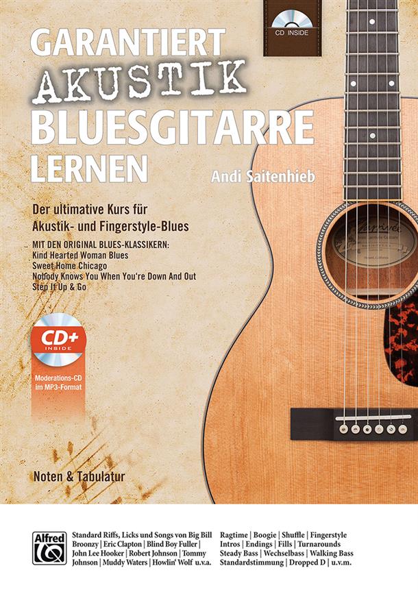 Garantiert Akustik-Bluesgitarre Lernen - noty pro kytaru