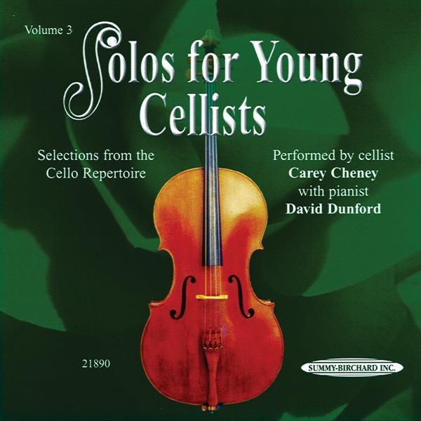 Solos for Young Cellists CD, Volume 3 - Selections from the Cello Repertoire