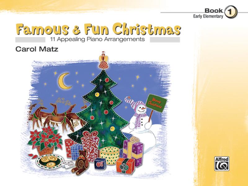 Famous & Fun Christmas, Book 1 - vánoční melodie pro klavír