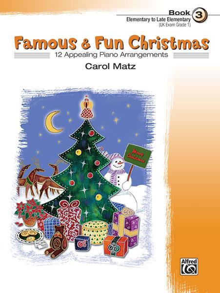 Famous & Fun Christmas, Book 3 - vánoční melodie pro klavír