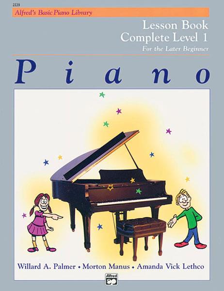 Alfred's Basic Piano Library Lesson 1 Complete - For The Late Beginner