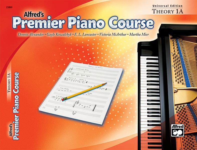 Premier Piano Course: Universal Ed. Theory Bk 1A - noty a skladby pro klavír