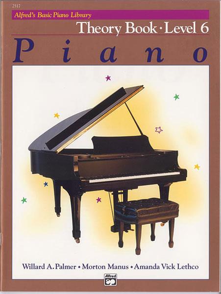 Alfred's Basic Piano Library Theory Book 6