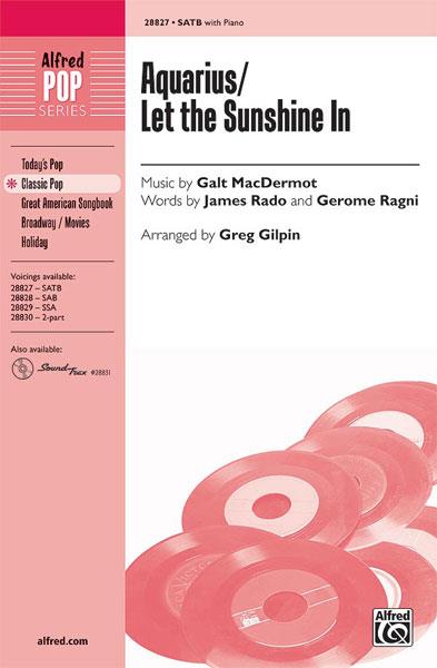 Aquarius / Let the Sunshine In - pro sbor SATB