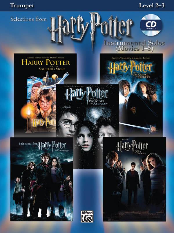 HARRY POTTER - selections from movies 1-5 + CD pro trubku