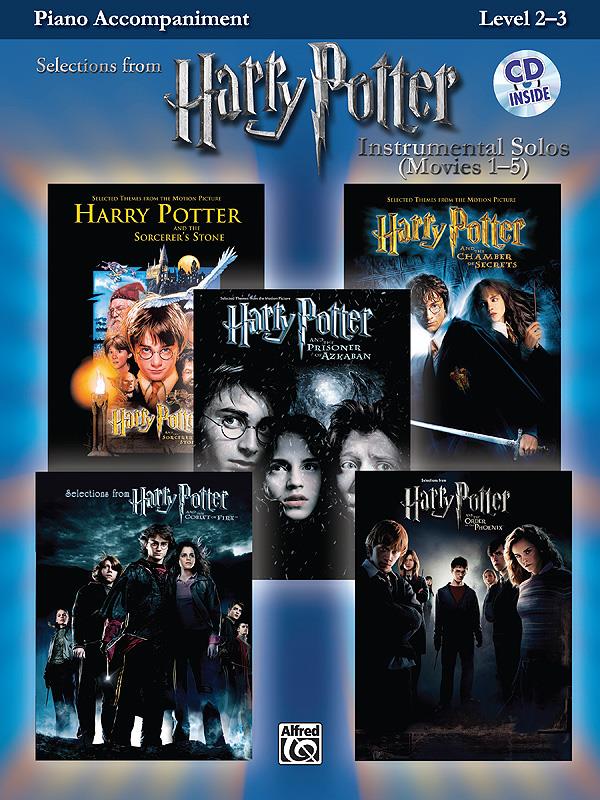 HARRY POTTER - selections from movies 1-5 + CD piano accompaniment