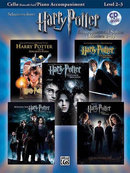 HARRY POTTER - selections from movies 1-5 a CD pro violoncello