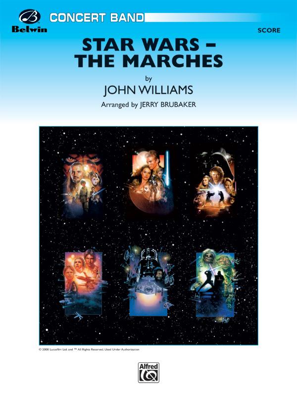 Star Wars: The Marches - Featuring: Star Wars (Main Theme) / Parade of the Ewoks / The Imperial March / Augies Great Municip - pro orchestr