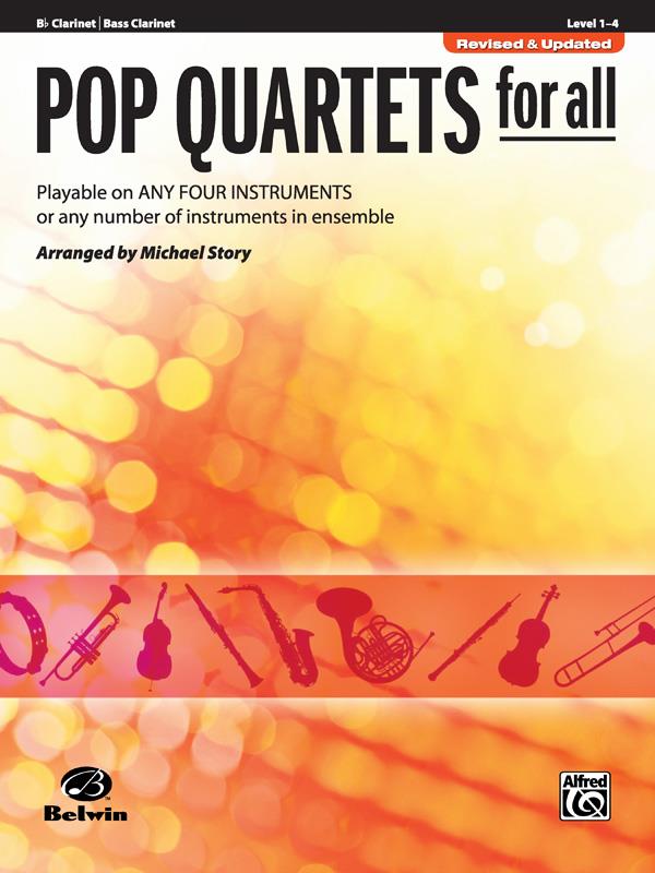 Pop Quartets for Bb Clarinet / Bass Clarinet