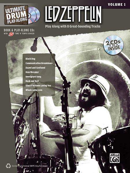 Ultimate Drum Play-Along: Led Zeppelin, Volume 1 - Play Along with 8 Great-Sounding Tracks - pro bicí soupravu