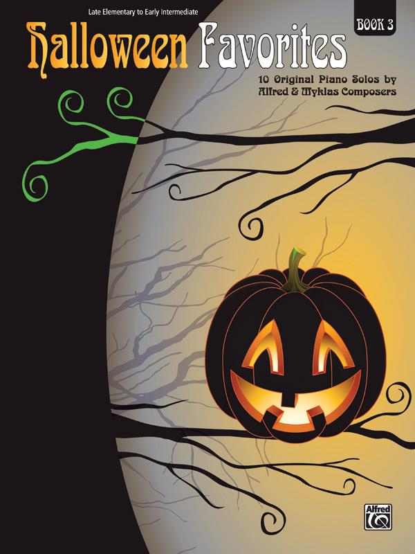 Halloween Favorites, Book 3 - 10 Original Piano Solos by Alfred and Myklas Composers - pro klavír