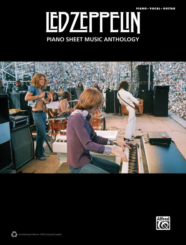 Led Zeppelin: Piano Sheet Music Anthology - noty pro zpěv, klavír a akordové značky