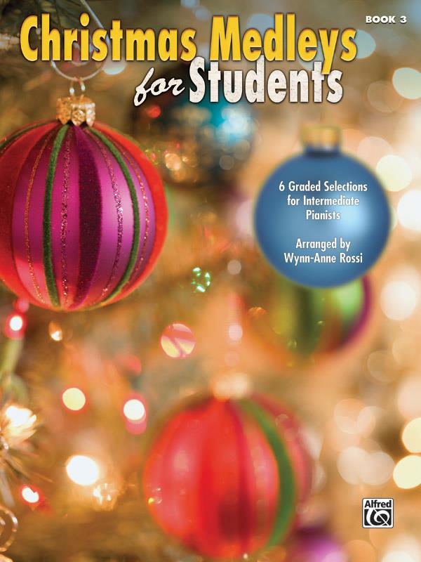 Christmas Medleys for Students, Book 3 - 6 Graded Selections for Intermediate Pianists - vánoční melodie pro klavír
