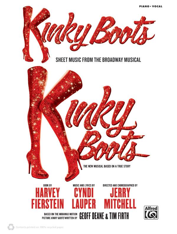 Kinky Boots - noty pro zpěv, klavír a akordové značky