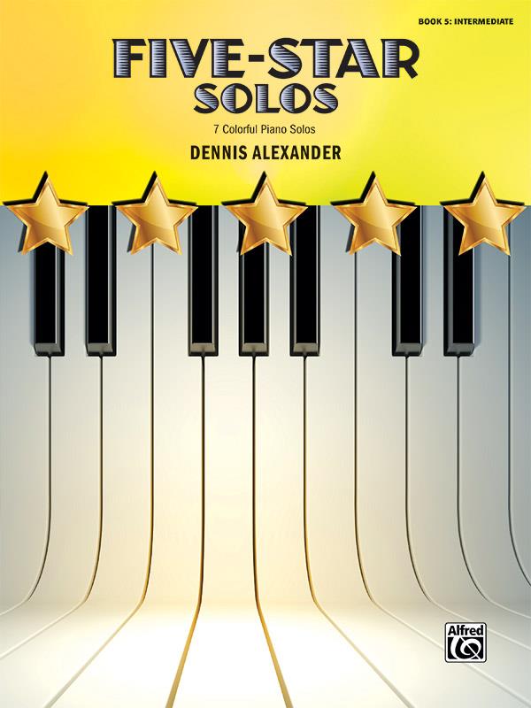 Five-Star Solos, Book 5 - 7 Colorful Piano Solos - pro klavír