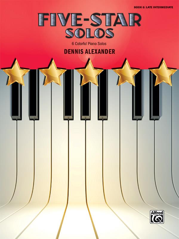 Five-Star Solos, Book 6 - 6 Colorful Piano Solos - pro klavír