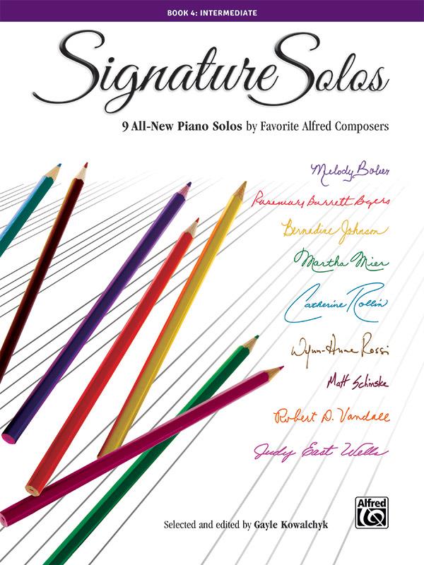 Signature Solos 4 - 9 All-New Piano Solos by Favorite Alfred Composers - pro klavír