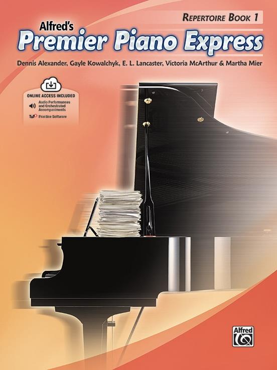 Premier Piano Express Rep 1 skladby pro děti s doprovodem učitele