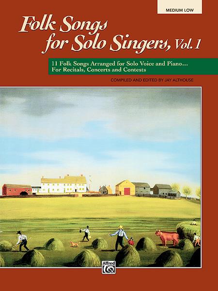 Folk Songs for Solo Singers, Vol. 1 - noty pro zpěváky
