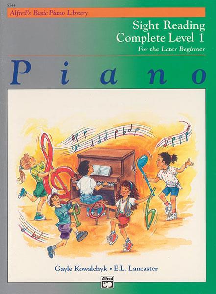 Alfred's Basic Piano Library Sight Reading Book 1 - Complete