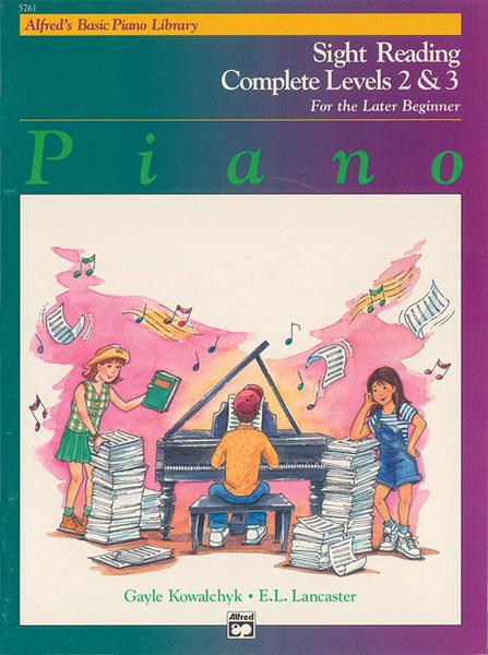 Alfred's Basic Piano Library Sight Reading 2-3 - Complete