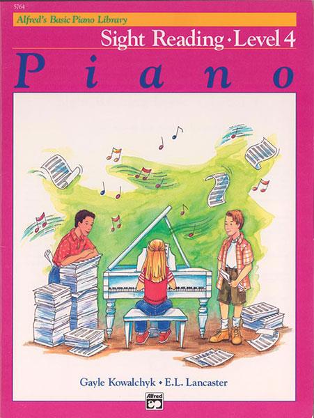 Alfred's Basic Piano Library Sight Reading Book 4