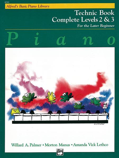 Alfred's Basic Piano Library Technic Book 2-3 - Complete