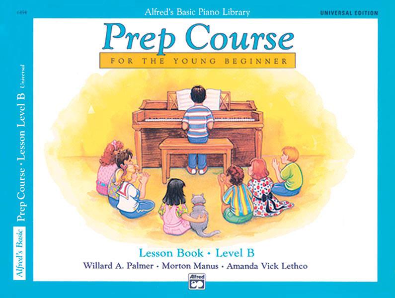 Alfred's Basic Piano Library Prep Course Lesson B