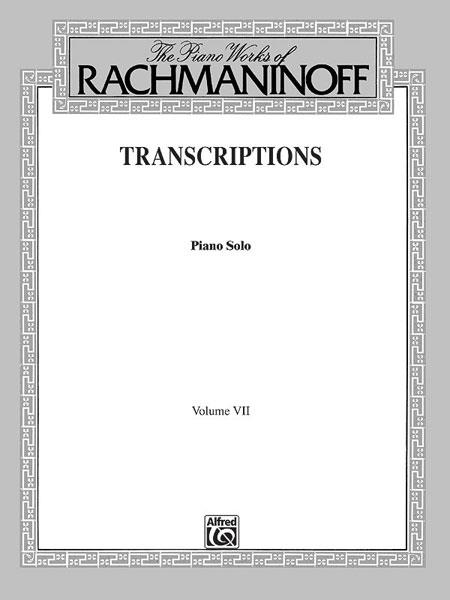 Transcriptions Volume VII - Transcriptions