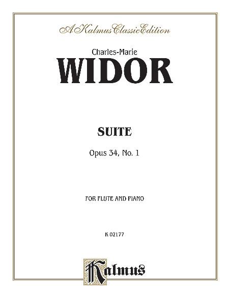 Suite, Op. 34, No. 1 - noty pro příčnou flétnu