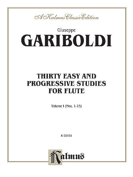 30 Easy and Progressive Studies, Vol. I - noty pro příčnou flétnu