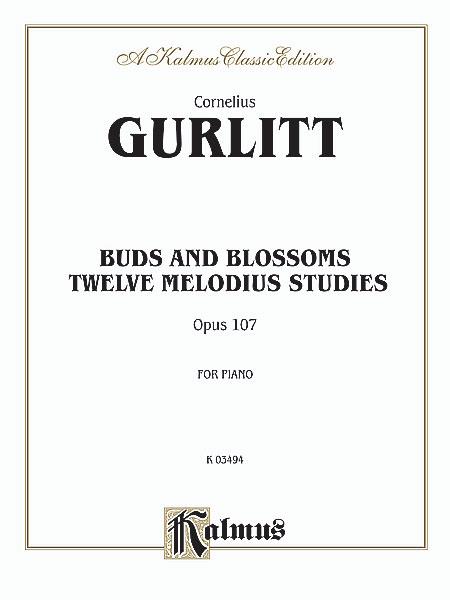 Buds and Blossoms, Op. 107 - Twelve Melodious Studies - noty pro klavír