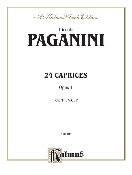 Twenty-four Caprices, Op. 1 - noty pro housle