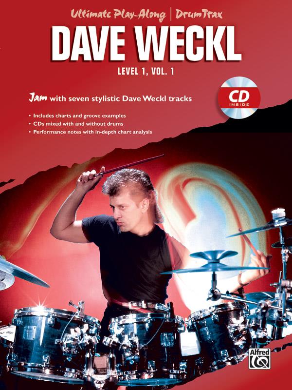 Ultimate play-along Drum Trax Level 1 Volume 1 - Jam with 7 Stylistic Dave Weckl tracks