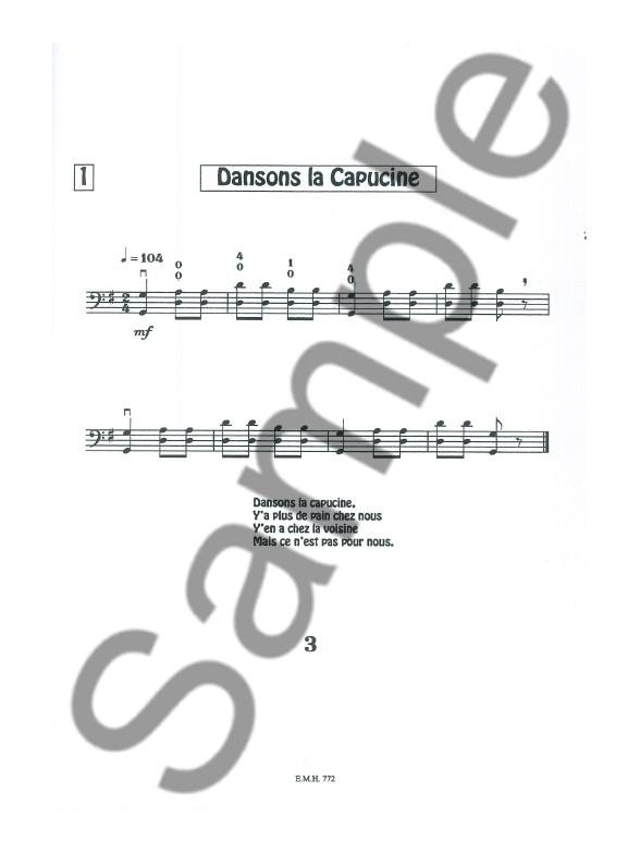 Mes Premières Doubles Cordes en Chansons - Cello - Méthode progressive d'initiation aux doubles cordes en 1ère position (1er cycle) - noty na violoncello