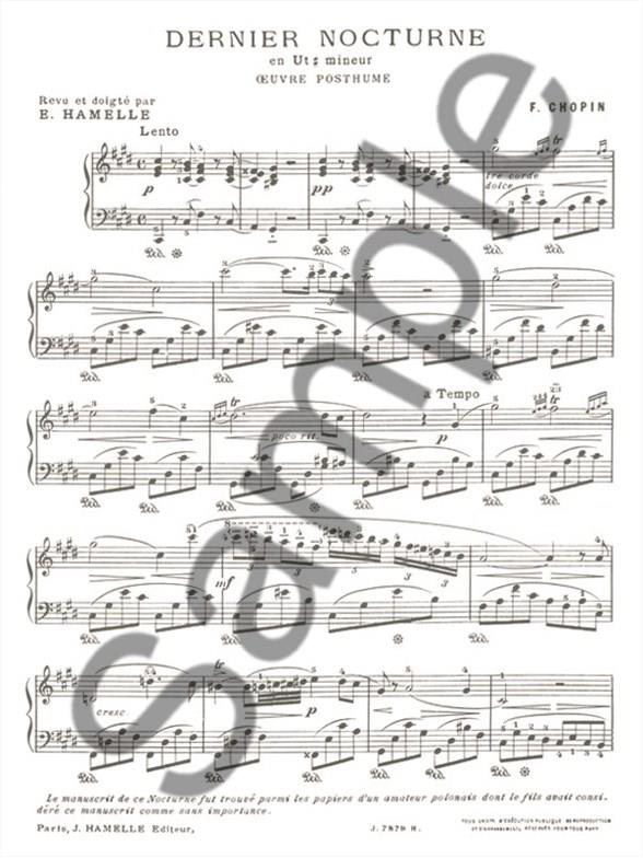 Nocturne No.20 In C Sharp Minor - na klavír