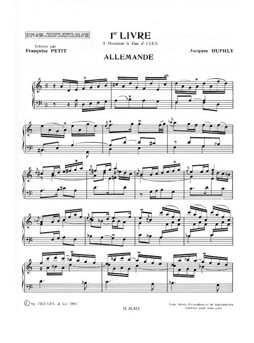 Harpsichord Pieces - Volume 1  - noty pro cembalo