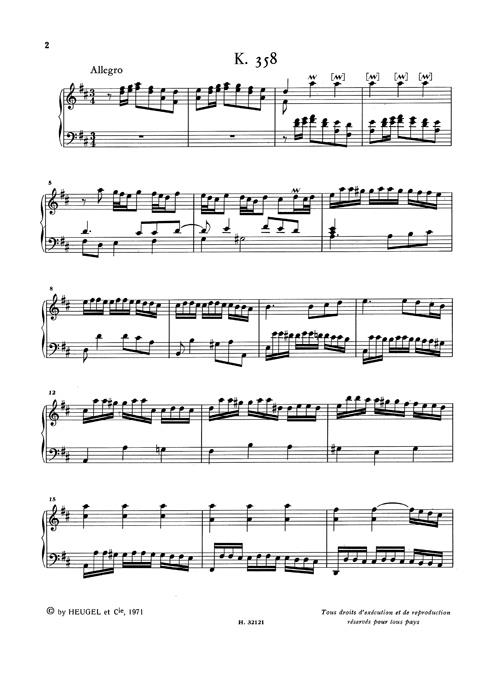 Sonatas Vol. 8 - noty pro cembalo