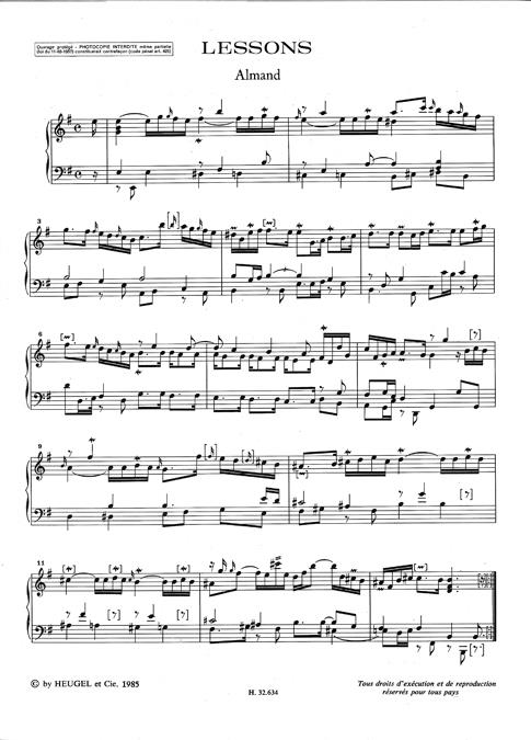 Pièces de clavecin (lp67) - noty pro cembalo