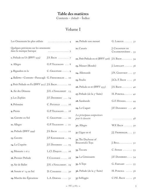 Répertoire pour le clavecin volume 1[5e-6e] - noty pro cembalo