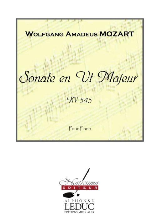 Sonate En Ut Majeur Kv545 - Mozart pro klavír