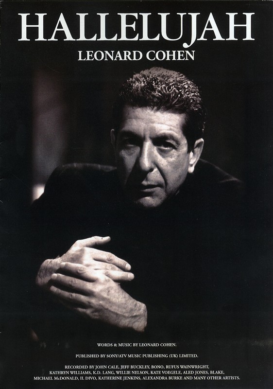 Leonard Cohen: Hallelujah (Single Sheet)