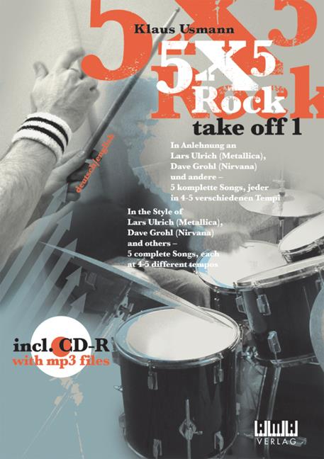 5x5 Rock, take off 1 - noty pro bicí soupravu