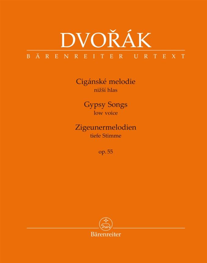 Gypsy Songs Op.55 (Low Voice & Piano) - Op. 55